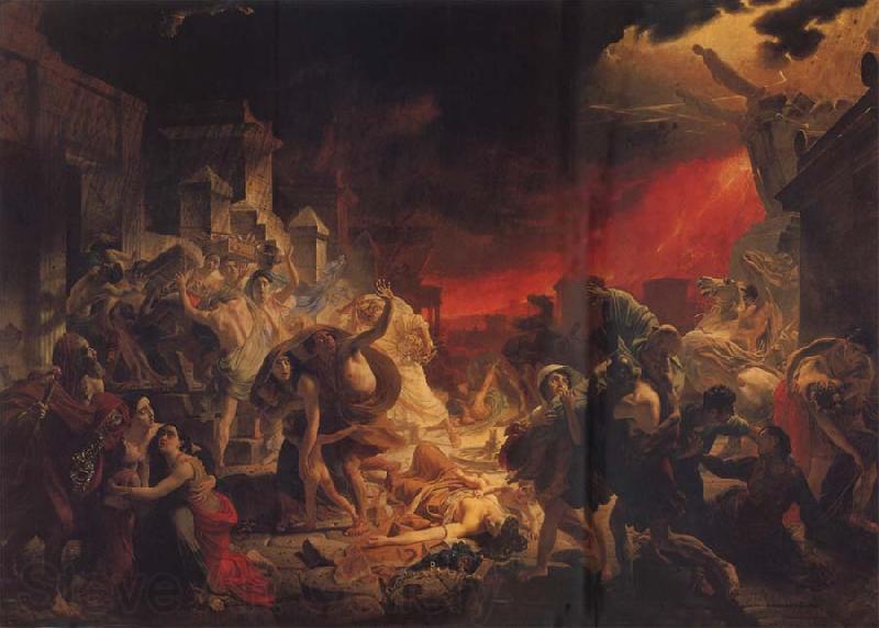 Karl Briullov The Last Day of Pompeii Spain oil painting art